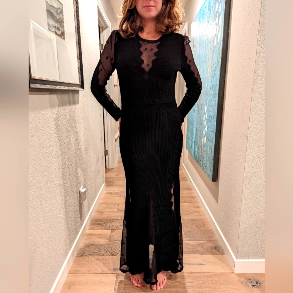 Alexander McQueen black dress